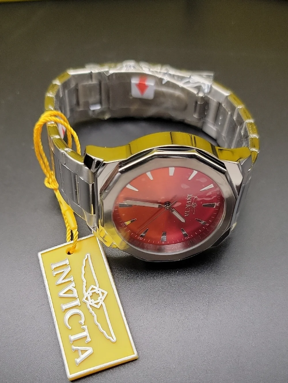 50982 Invicta Speedway Dominus Men's Quartz Watch - 42mm Tequilla Sunrise Silver
